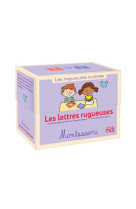 Mes cahiers d'ecriture : lettres rugueuses montessori : majuscules cursives