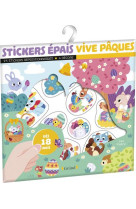 Stickers epais - vive paques