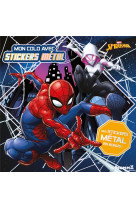 Marvel spider-man - mon colo avec stickers métal