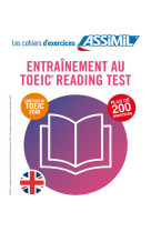 Entrainement au toeic reading test (cahier d-exercices)