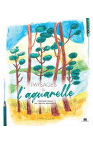 Paysages a l-aquarelle - peinture facile au crayon aquarelle