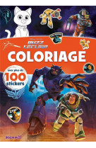 Disney pixar buzz l-eclair - coloriage avec plus de 100 stickers