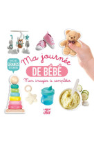 Mon bel imagier a completer - ma journee de bebe - avec de grands stickers