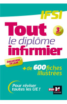 Tout le diplôme infirmier en fiches mémos - dei - ue 1.1 à 6.2 - ifsi - entrainement révision 3e ed