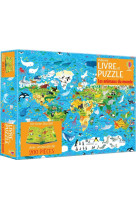 Les animaux du monde - coffret livre et puzzle - dès 7 ans