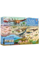 Les dinosaures dans le temps - coffret livre et puzzle