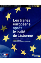 Les traites europeens apres le traite de lisbonne  -  textes compares (4e edition)