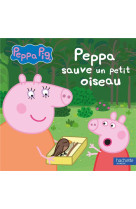 Peppa pig - peppa sauve un petit oiseau - album tout-carton