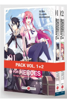 Classroom for heroes - pack promo vol. 01 et 02 - édition limitée