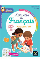 Maternelle activites de francais petite section - 3 ans - chouette entrainement par matiere