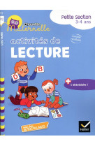 Chouette maternelle activites de lecture petite section