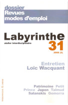 Dossier, revues, modes d'emploi  -  entretien loic wacquant  -  patrimoine, petit prince, japon, talmud, salanskis, gomorra