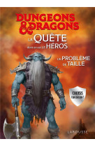 Dungeons & dragons la quête dont on est le héros - un problème de taille