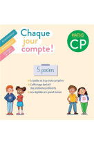 Chaque jour compte ! : maths  -  cp  -  5 posters avec frise petite et grande comptines