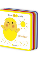 Livre câlin mini feutrine - bonjour