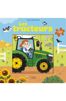 Livre puzzle 9p les tracteurs