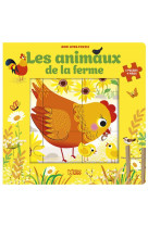 Livre puzzle 9p animaux ferme