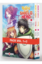 The rising of the shield hero - pack promo vol. 01 et 02 - édition limitée