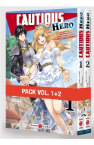 Cautious hero - pack promo vol. 01 et 02 - edition limitee