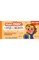 Mon bloc conjugaison cm1/cm2