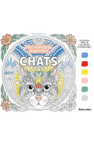 Mandalas a peindre : chats