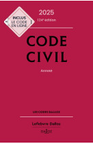 Code civil 2025, annoté. 124e éd.