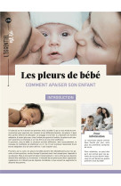 Les pleurs de bebe : comment apaiser son enfant