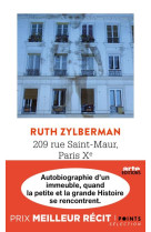 209 rue saint-maur, paris xe - autobiographie d-un immeuble