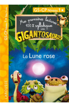 Mes premières lectures 100% syllabiques avec gigantosaurus niveau 1 : la lune rose