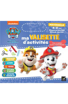 Ma valisette d'activités maternelle ms et gs pat'patrouille - 4-5 ans