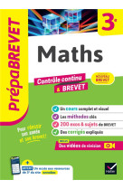 Prépabrevet - maths 3e - brevet 2025