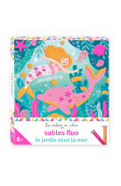 Sables fluo le jardin sous la mer - mini boîte avec accessoires