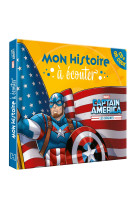 Captain america - mon histoire à écouter [qr code + cd] - les origines - marvel