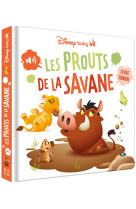 Disney baby - les prouts de la savane - livre sonore - le roi lion