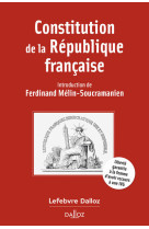 Constitution de la république française. 22e éd.