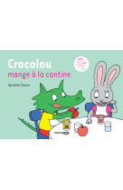 Crocolou mange à la cantine