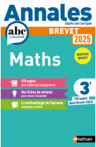 Annales brevet maths 2025 - nc