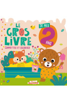 Mon p'tit hemma - le gros livre de mes 2 ans - gommettes et coloriage