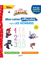 Disney - spidey et ses amis extraordinaires - mon cahier effaçable - j'écris les nombres (3-6 ans)