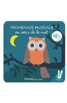 Promenade musicale au cœur de la nuit, livre musical à toucher sonore