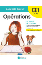 Les petits devoirs - opérations ce1