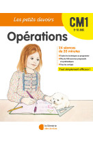 Les petits devoirs - opérations cm1