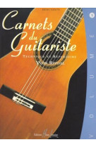 Carnets du guitariste vol.1