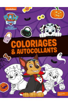 La pat' patrouille - coloriages et autocollants halloween