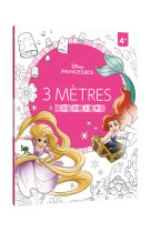 Disney princesses - 3 mètres à colorier - frise à déplier (4+)