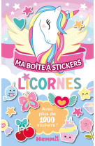 Ma boite à stickers - licornes - avec plus de 1000 stickers !