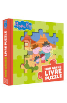 Peppa pig - mon grand livre puzzle