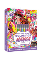 Mon grand coffret coloriage manga