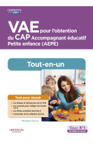 Vae pour l'obtention du cap accompagnant éducatif petite enfance - aepe