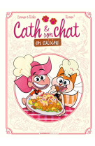 Cath et son chat en cuisine